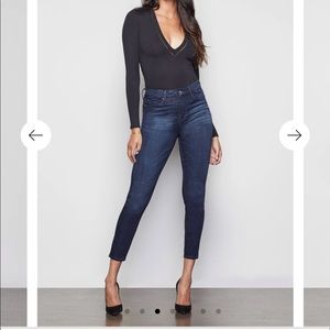 Good American size 10 good waist crop jeans